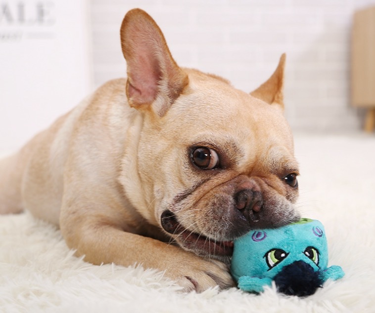 Pet Plush Toy Dog Food Dispensing Slow Feeder Leakage Food Treat Dispenser for Dogs IQ Training