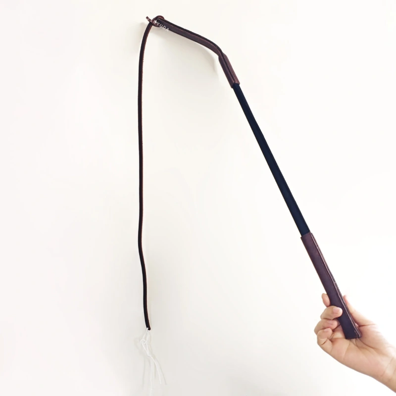 Cowhide Dog Agitation Whip Dog Teaser Wand Dog Training Whip Dog Training Accessories dog toys Genuine leather dog training whip