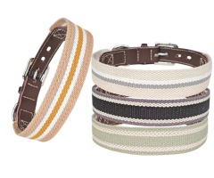 Genuine leather dog collar