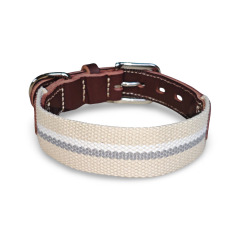 Genuine leather dog collar