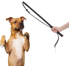 Cowhide Dog Agitation Whip Dog Teaser Wand Dog Training Whip Dog Training Accessories dog toys Genuine leather dog training whip