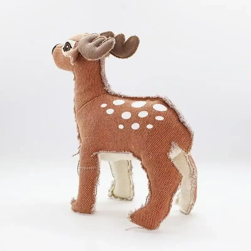 Pet dog vocal canvas toy puzzle bite resistant companion training interactive perfect gift for large and medium-sized dogs