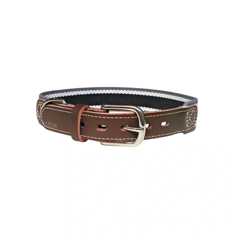 Designer Cowhide Patchwork Pet Collars Small-large Dog Collar Corgi Schnauzer Greyhound Correa Perro Dogs Accessories