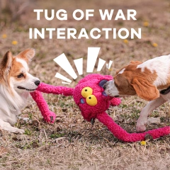 Pet Dog Chew Toys Squeaky Plush Sounding Toy Dogs Funny Sounding Interactive Pull Plush Dogs Toys For Training And Entertaining