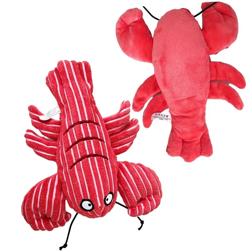 Plush Dog Toys Corduroy for Small Medium Dogs Animal Dog Squeaky Toy Bite Resistant Chew Toy Molar Teeth Cleaning Puppy Toys