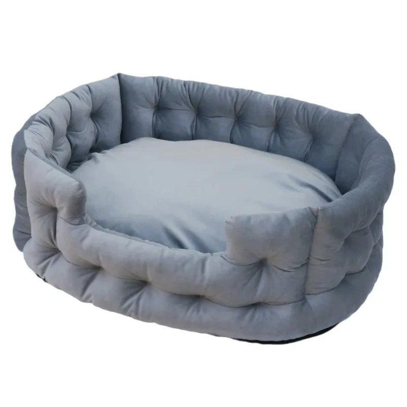 Pet Dog Bed Winter Warm Cat Nest Plush Thickened Soft PP Cotton Pet Nest Pad House Universal Waterproof Cat Bed Dog Accessories