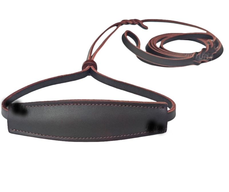 High Quality Soft Texture Genuine Leather Braided Dog Leashes