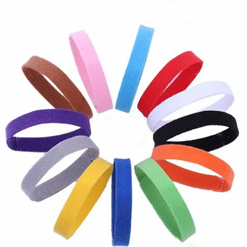 12Pcs/Set Puppy Collars Adjustable Nylon Newborn Pet Color Collar Small Pet Dog Collars Kitten Necklace Marker Rope Pet Supplies