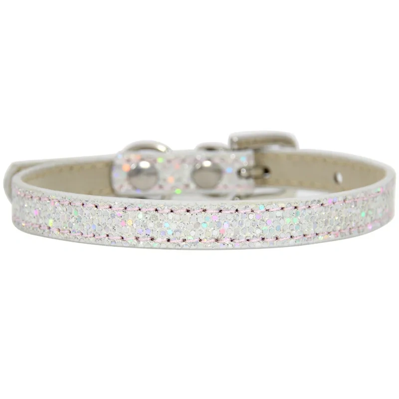 Hot Sale Super Shining Diamond Rhinestone Cat Collar Puppy Baby Dog Cat Collar Leather Strap Kitten Accessories Puppy Pet Collar