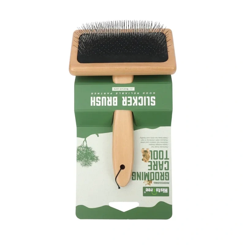 Dog Comb Wood Needle Comb Cat Comb Pet Comb Solid Wood Beauty Needle Comb Dog Cat Knot Off Float Comb Air Cushion Comb Comb