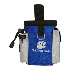 Dog Treat Pouch Sturdy Ergonomic Training Waist Bag Drawstring Secure Snack Storage Phone Keys