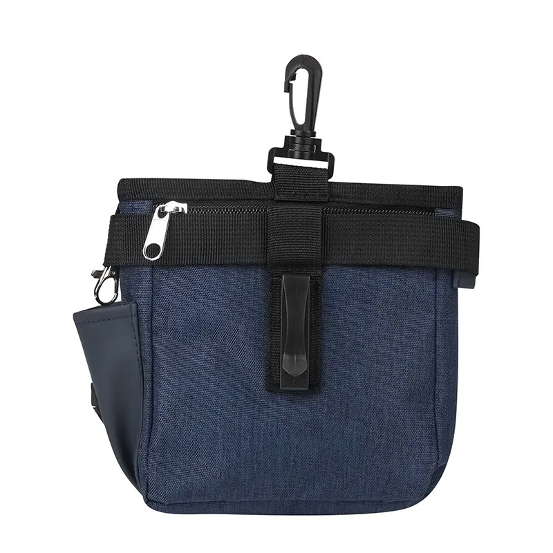 Hot Selling Portable Dog Treat Pouch Waterproof Polyester PC Snack Training Bag with Magnetic Zipper Closure