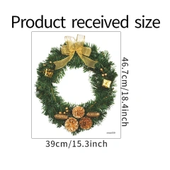 Christmas Window Vinyl Wall Sticker Green Original Glass Window Christmas Decoration Posters Home New Year Stickers