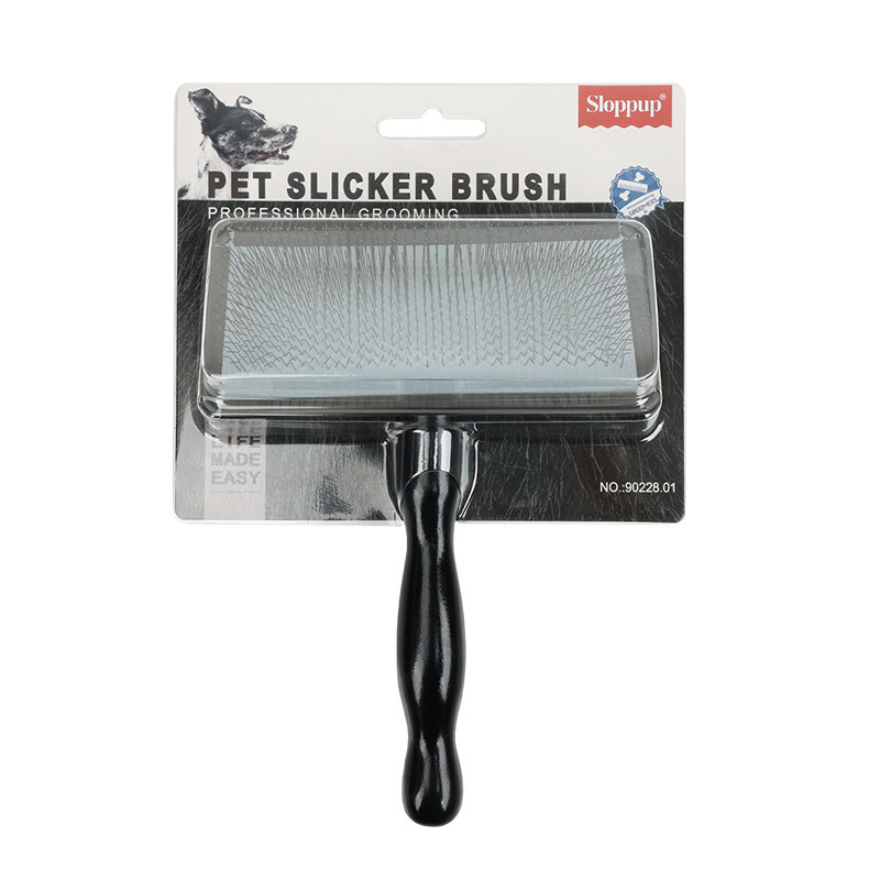 New Stainless Steel Pet Grooming Brush Removes Tangles and Loosely Sheds Hair for Cats and Dogs