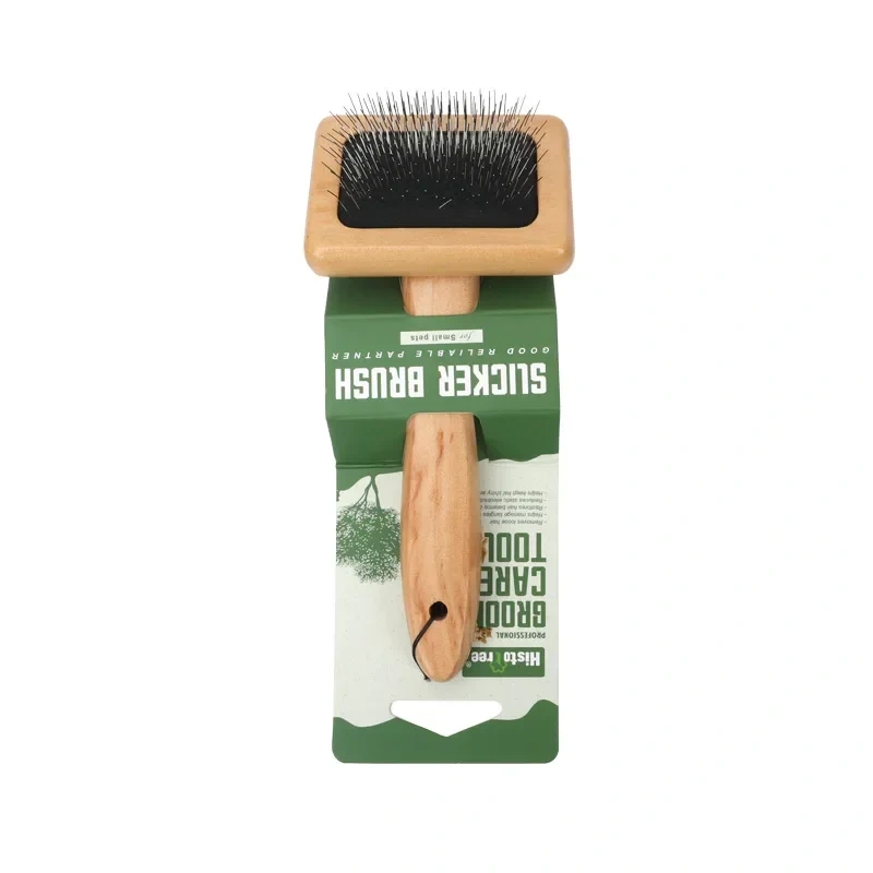 Dog Comb Wood Needle Comb Cat Comb Pet Comb Solid Wood Beauty Needle Comb Dog Cat Knot Off Float Comb Air Cushion Comb Comb