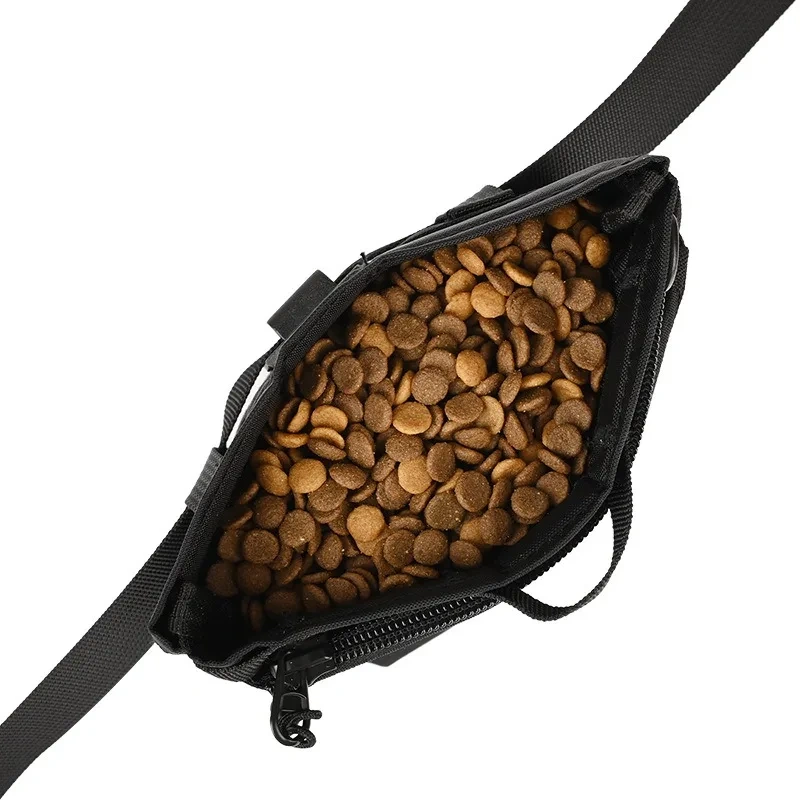 Factory Stock High Quality Dacron Fabric Dog Training Bag Dog Treat Training Pouch With Adjustable Belt
