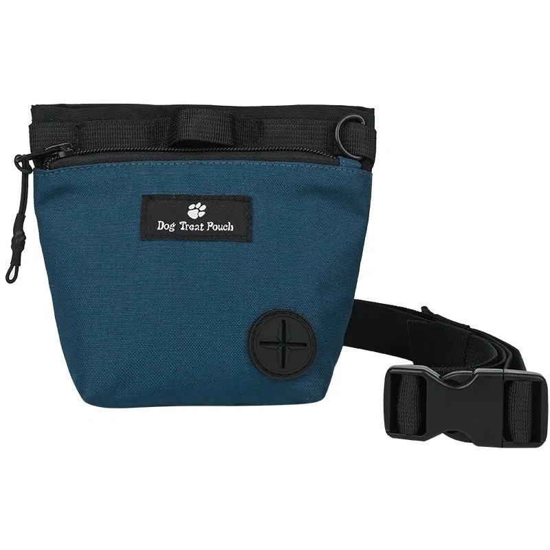 Factory Stock High Quality Dacron Fabric Dog Training Bag Dog Treat Training Pouch With Adjustable Belt