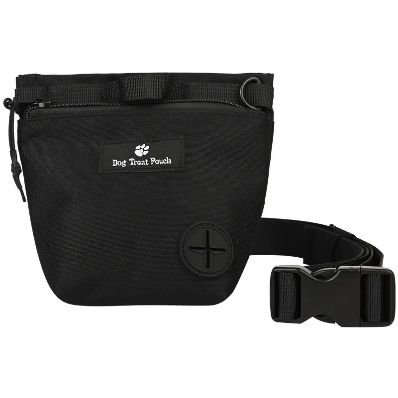 Factory Stock High Quality Dacron Fabric Dog Training Bag Dog Treat Training Pouch With Adjustable Belt