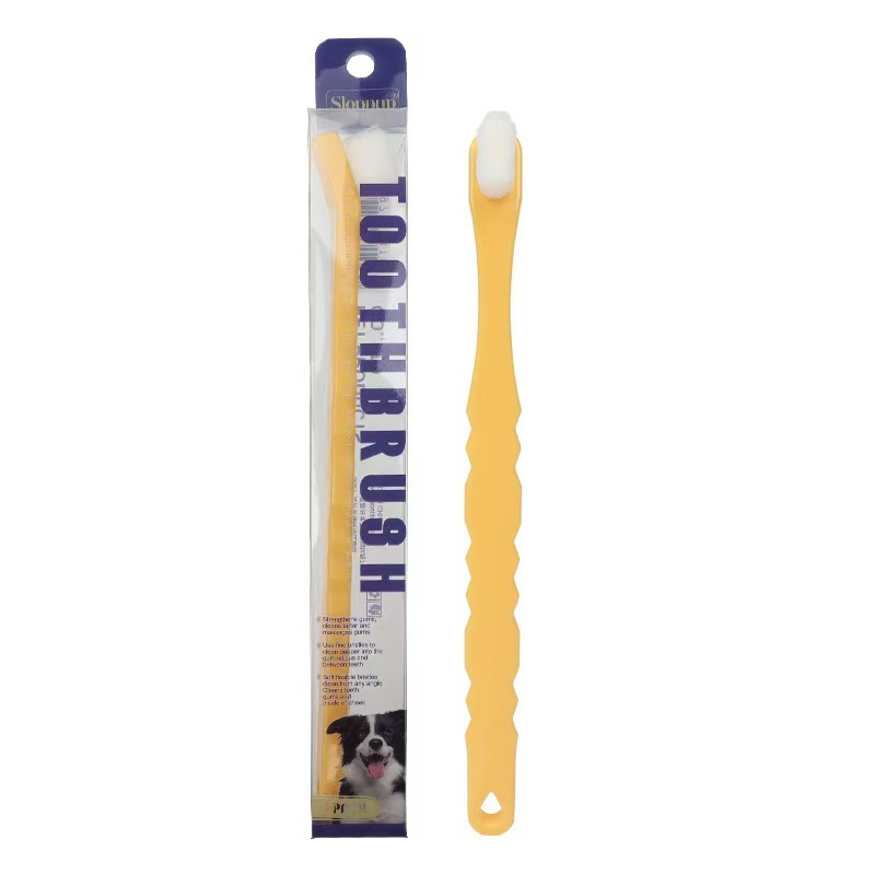Dog Toothbrush Dog Teeth Cleaning Soft Hair Toothbrush for Dogs Oral Cleaning