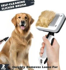 Professional 3Pcs/Set Pet Grooming Brush Set for Shedding Control Massage Bathing Deshedding Tool Dogs Cats Efficient
