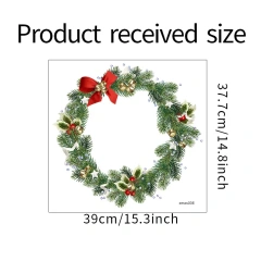 Christmas Window Vinyl Wall Sticker Green Original Glass Window Christmas Decoration Posters Home New Year Stickers