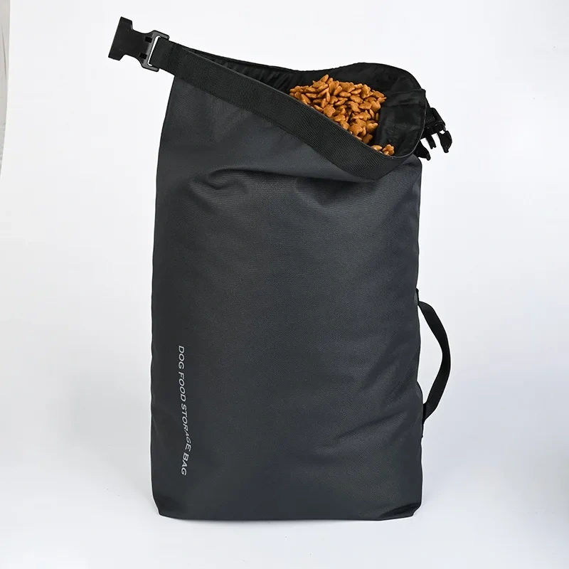 Dog Food Travel Bag Collapsible Dog Food Foldable Bowl Set Pet Food Travel Fabric Container Storage for Camping Hiking