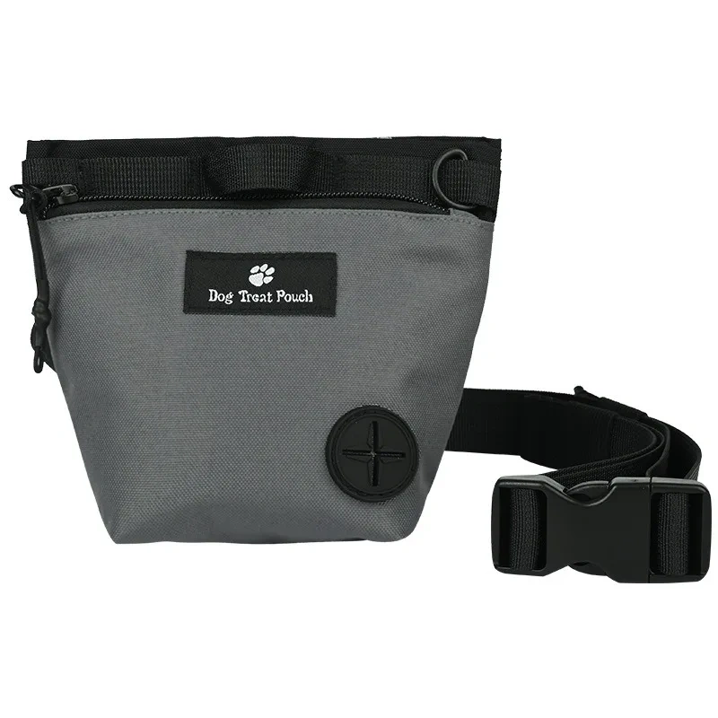 Factory Stock High Quality Dacron Fabric Dog Training Bag Dog Treat Training Pouch With Adjustable Belt