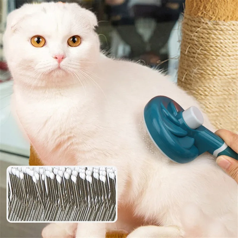 Pet Hair Removal Brush for Dogs Cats Shedding Hair Cleaning Grooming Supplies Pet Comb Dog Cat Hair Removal Brushes