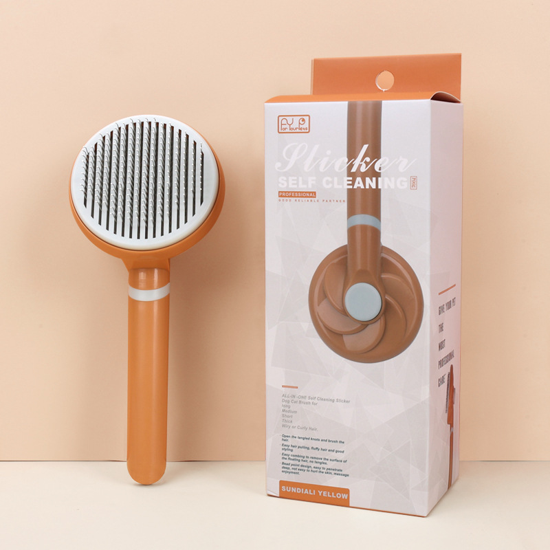 Pet Hair Removal Brush for Dogs Cats Shedding Hair Cleaning Grooming Supplies Pet Comb