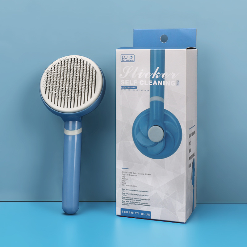 Pet Hair Removal Brush for Dogs Cats Shedding Hair Cleaning Grooming Supplies Pet Comb