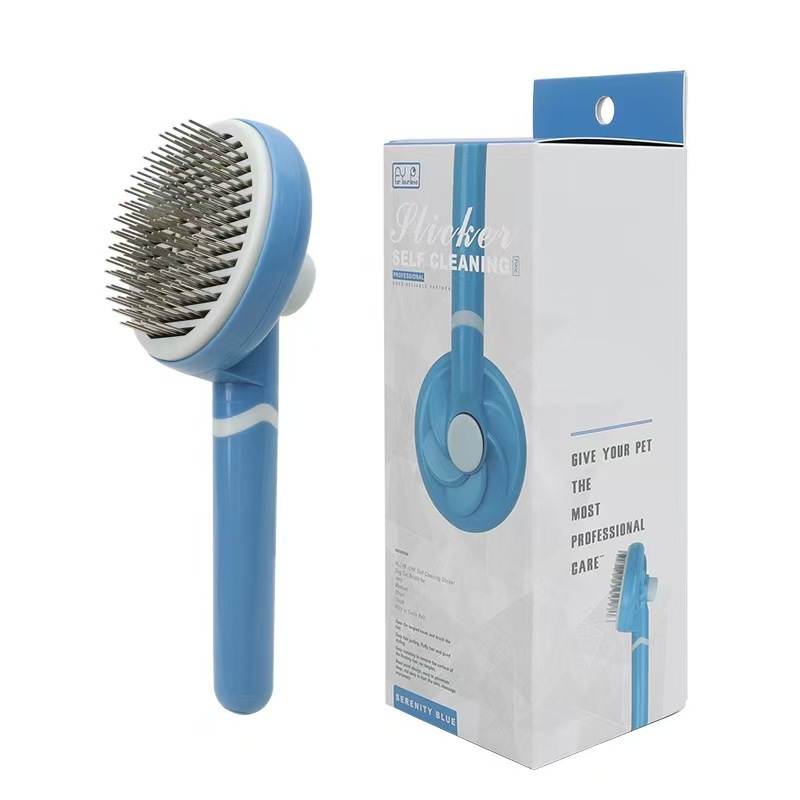 Pet Hair Removal Brush for Dogs Cats Shedding Hair Cleaning Grooming Supplies Pet Comb