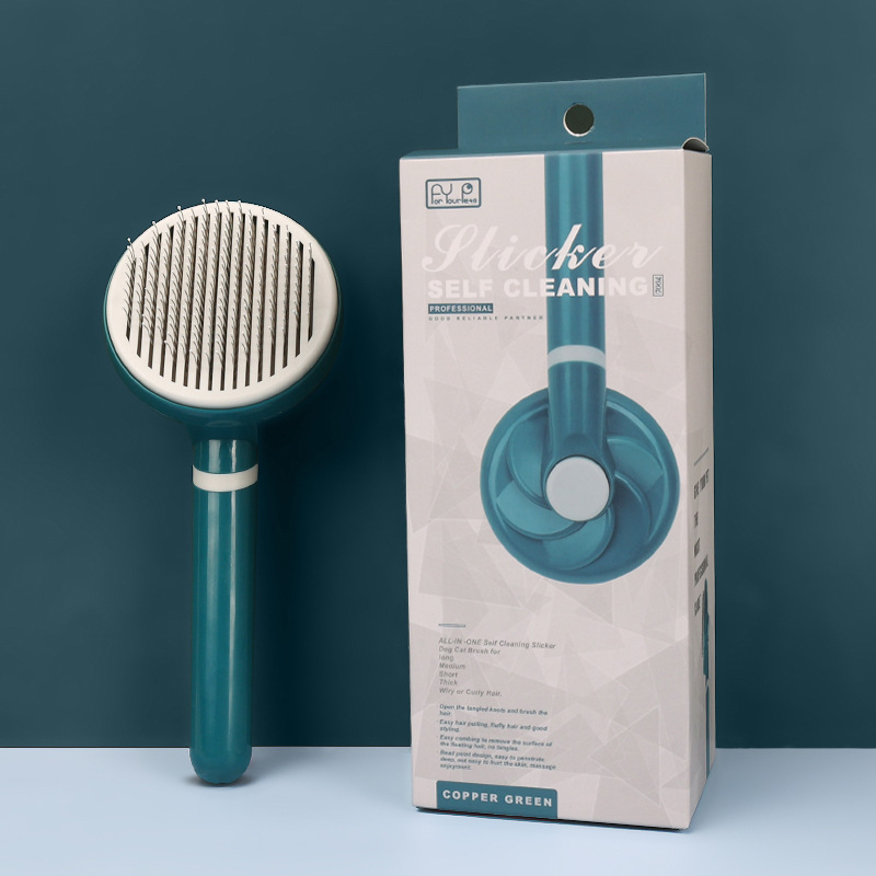 Pet Hair Removal Brush for Dogs Cats Shedding Hair Cleaning Grooming Supplies Pet Comb