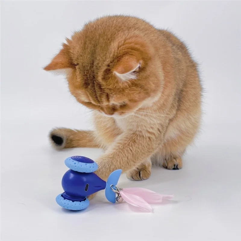 ABLJ Rechargeable Automatic For Cat Obstacle Avoidance Interactive Intelligent Design For Cats Accessories