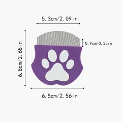 Pet Comb, Dog Mini Face Comb for Hair Removal, Cat Flea Comb, Grooming Tool for Small Pets, Efficient De-shedding Supplies