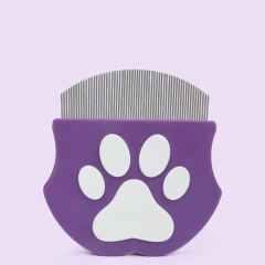 Pet Comb, Dog Mini Face Comb for Hair Removal, Cat Flea Comb, Grooming Tool for Small Pets, Efficient De-shedding Supplies