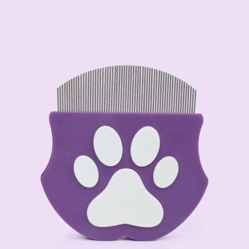 Pet Comb, Dog Mini Face Comb for Hair Removal, Cat Flea Comb, Grooming Tool for Small Pets, Efficient De-shedding Supplies