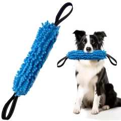 Dog Bite Toys for Small Medium Breeds, Non-Tooth Injury Plush Chew Sticks, Fun Tugging & Pulling Play