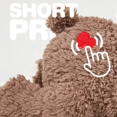 30*15cm Heartbeat Puppy Toy Plush Bear Soothing Toy Stuffed Animal Dog Sleep Aid Calming Fuzzy Bear Dolls For Anxiety Relief