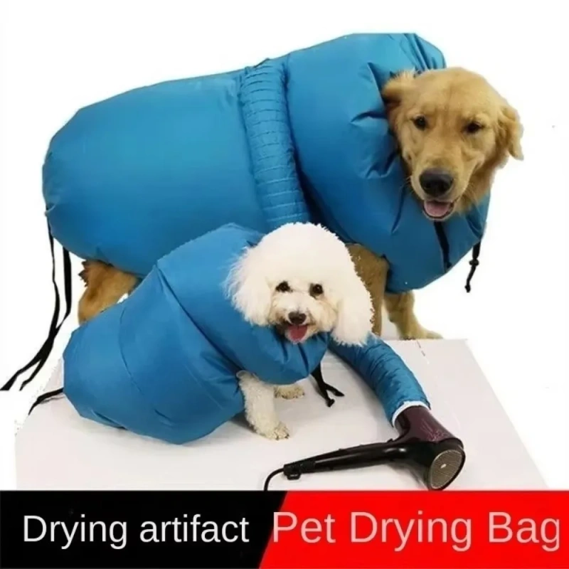 Foldable Pet Drying Bag Grooming Bag Beauty Cat Dog Hair Dryer Bellows Quick Drying Pet Supplies Pet Hair Drying Clothes