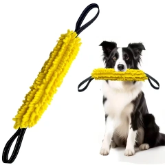 Dog Bite Toys for Small Medium Breeds, Non-Tooth Injury Plush Chew Sticks, Fun Tugging & Pulling Play