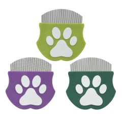 Pet Comb, Dog Mini Face Comb for Hair Removal, Cat Flea Comb, Grooming Tool for Small Pets, Efficient De-shedding Supplies