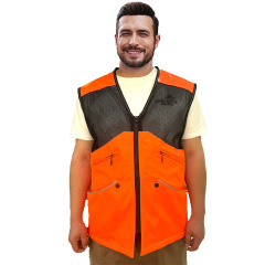 Breathable Dog Trainer Mesh Vest with 6 Large Pocket Accessories Anti Scratch Clothing Comfortable Versatile