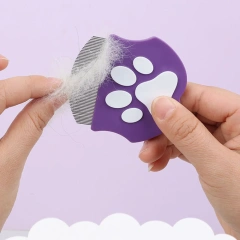 Pet Comb, Dog Mini Face Comb for Hair Removal, Cat Flea Comb, Grooming Tool for Small Pets, Efficient De-shedding Supplies