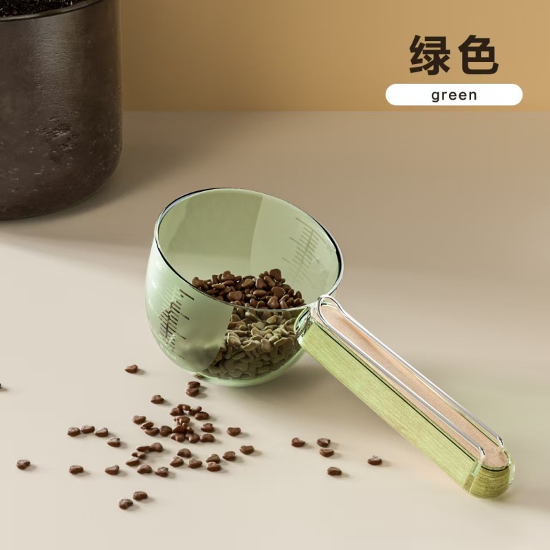 Pet Measuring Cup With Sealing Clip Design For Dog Cat Dry Or Wet Food Scoops