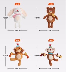 Pet plush toys with sound