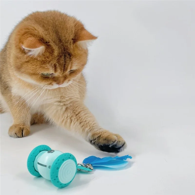 ABLJ Rechargeable Automatic For Cat Obstacle Avoidance Interactive Intelligent Design For Cats Accessories
