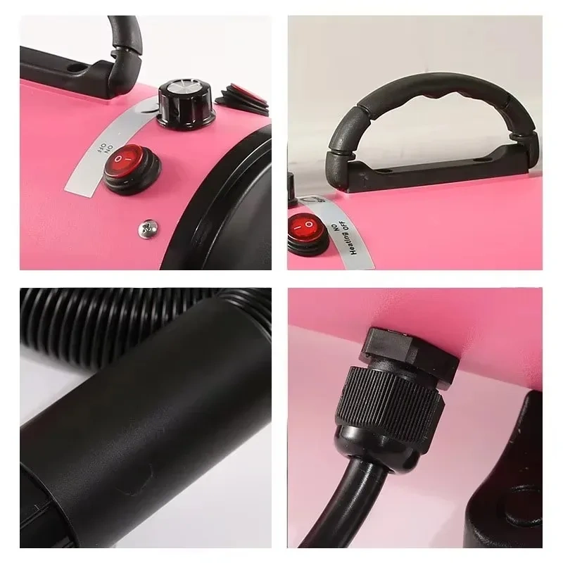 Pet Water Blower Large Dog Hair Dryer High Power Low Noise Strong Wind Fast Drying Golden Hair Dogs Blow Box Pets Supplies