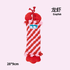 Pet tug-of-war toys are bite-resistant