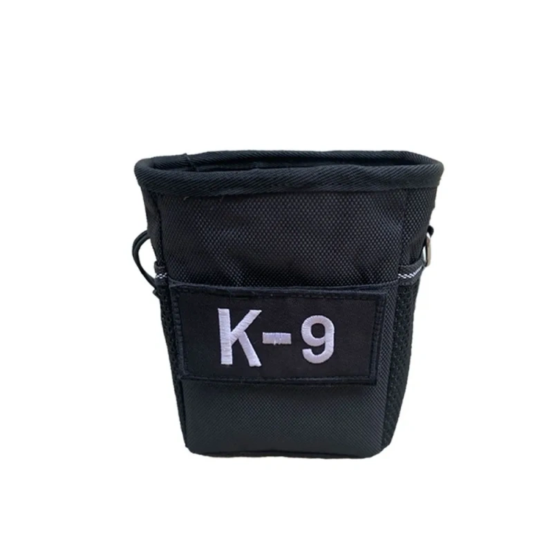 Multifunctional K9 Dog Training Waist Bag Outdoor Pet Feeding Bag with Nylon and Linen Supplies for Dog and Cat Training