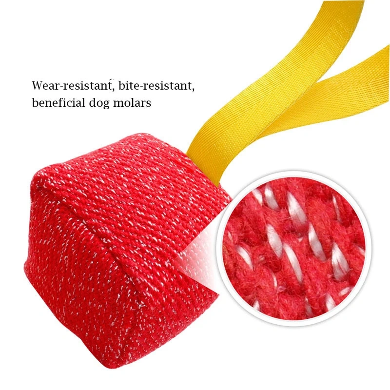 1pc Dog Bite Pillow Tug Toy For Adult Dogs Puppies Pet Training Play Throw